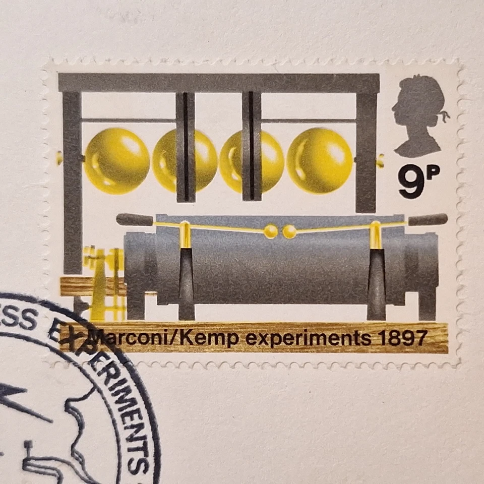 Great Britain: 75th Anniv. of 1st transmission over water; First Day Cover, FDC - Image 2 of 4