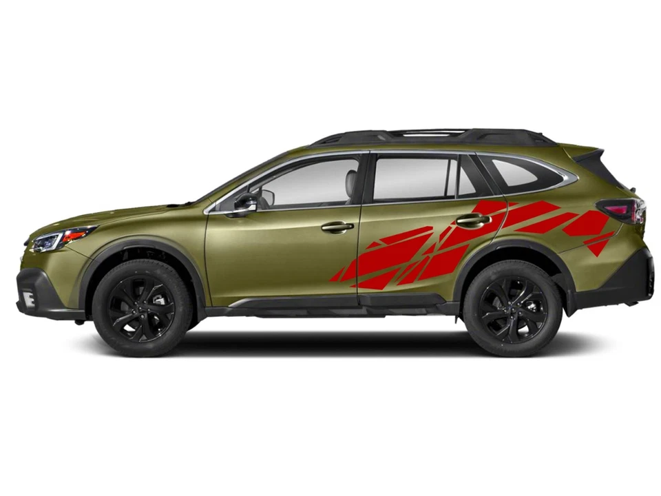 Asymmetrically graphics stickers decal compatible with Subaru Outback - Image 2 of 3