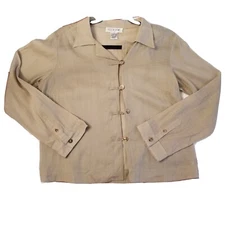 Citron Santa Monica Ramie/Cotton Blend, Top, Size Medium, Women's