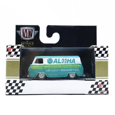 SS☺︎︎ 　MOONEYES Skyline econolineセット M2 1:64 1965 Ford Econoline In4mation x Mooneyes S28 Car