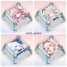 Anime Genshin Impact Cute Transparent Clear Keycaps MX Keyboard Cross Switches
