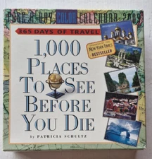1000 Places to See Before You Die Page-A-Day Calendar 2009 matched 2026 Workman