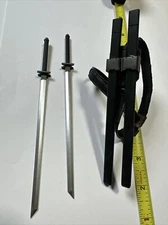 1/6 Scale Dual Katana Swords Shoulder Harness