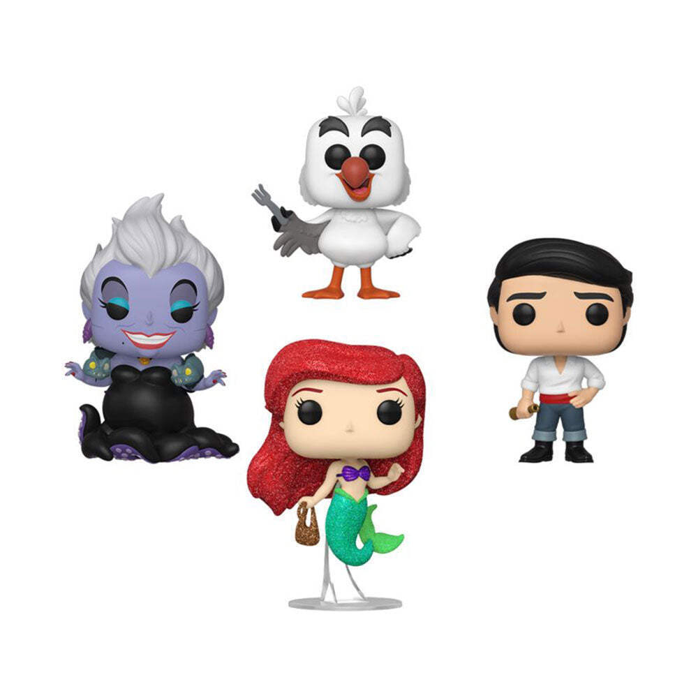 La Sirenita Ariel, el Príncipe Eric, Scuttle y Ursula ¡Pop exclusivo de EE. UU.!