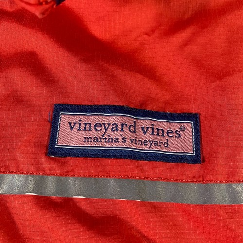 Vineyard Vines Vented Nor'Easter Full Zip Vest Mens Size Medium Red Colorblock - Picture 4 of 9