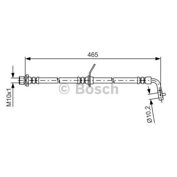 Bosch Bremsschlauch Hinten Links FüR Toyota Avensis Station Wagon Liftback-image
