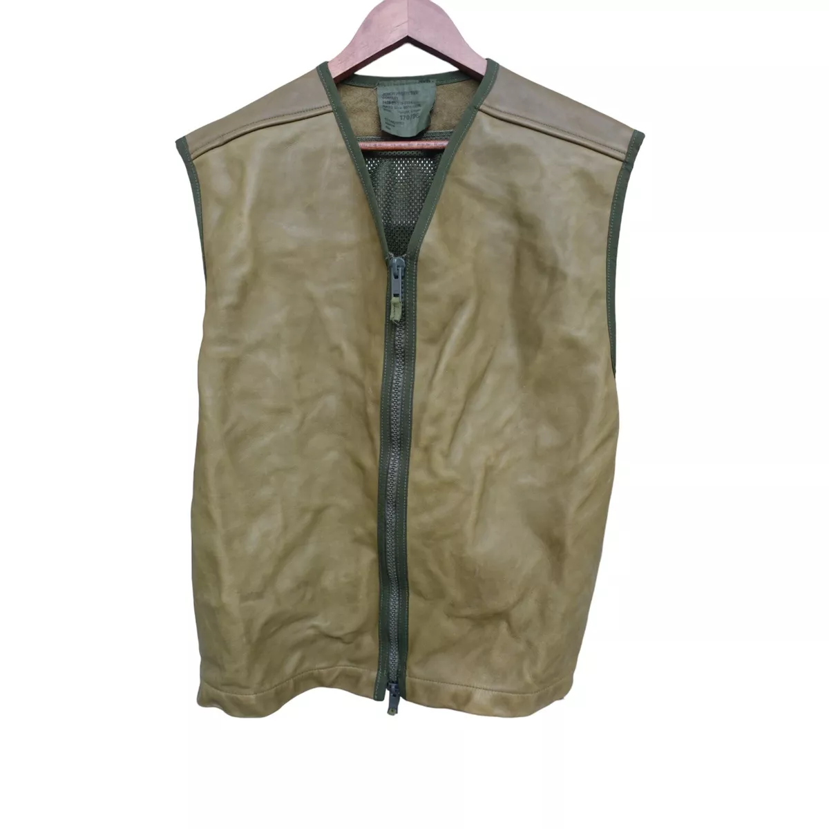 Military leather vest shop