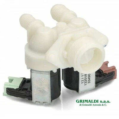 ELETTROVALVOLA 2 VIE CARICO ACQUA LAVATRICE REX ELECTROLUX 1325186110 ORIGINALE