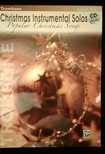 TROMBONE, CHRISTMAS INSTRUMENTAL SOLOS POPULAR CHRISTMAS SONGS CD LEVEL 2-3  M-8