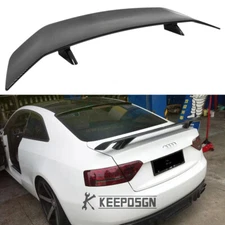 Rear Trunk Lip Spoiler Roof Wing Carbon 46" GT Style For Audi A3 A4L A4 B8 S4 S3