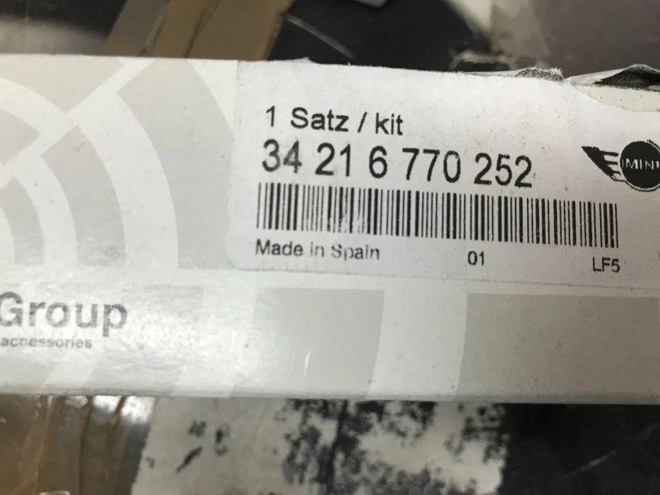 Pastiglie Pasticche pattini freno Posteriore MINI Cabriolet (R52) originale - Immagine 4 di 4