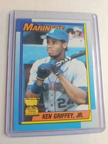 1990 Topps All-Star Rookie Cup Ken Griffey Jr. #336 MLB Bloody Scar Error Card