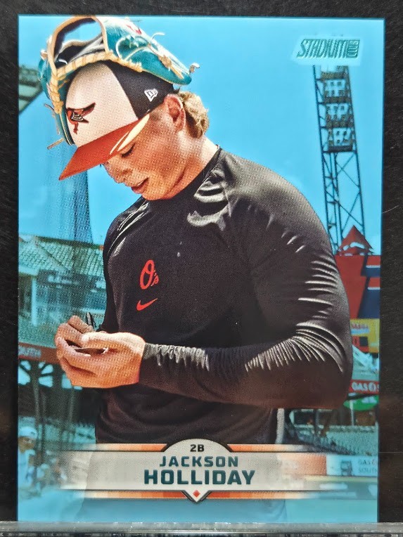 Jackson Holliday 2025 Topps Stadium Club #73 LIGHT BLUE Baltimore Orioles