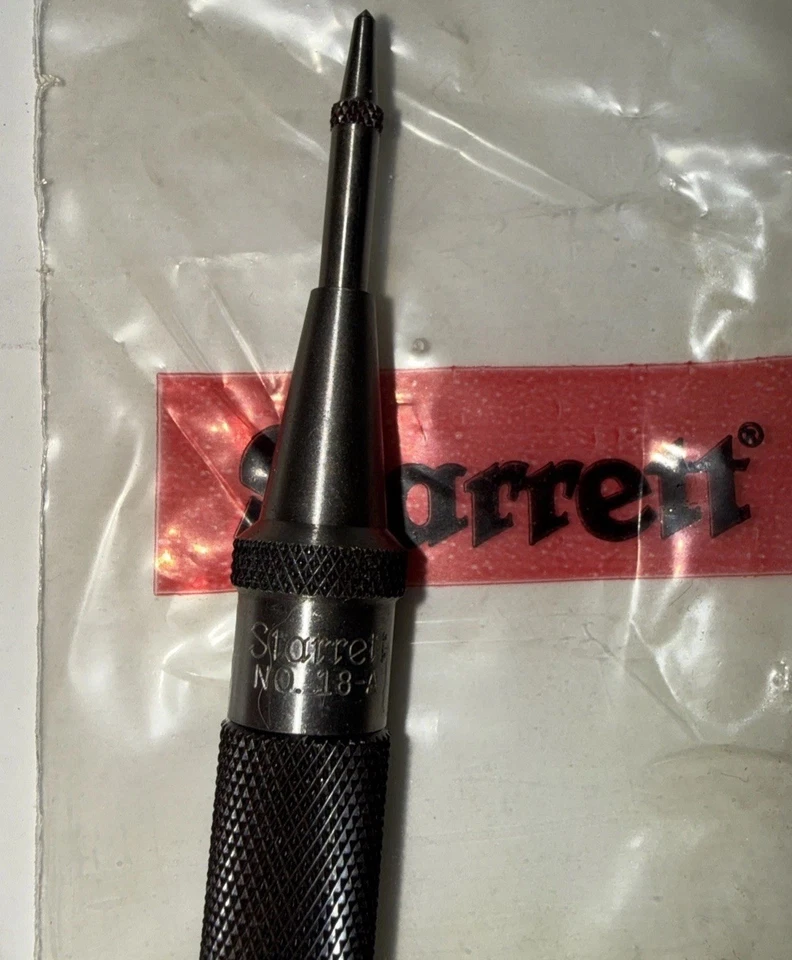 Punzón central automático de acero Starrett 18A Foto 2 de 3