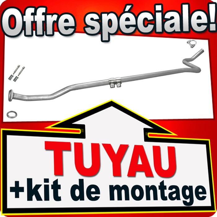 Tuyau d'échappement Citroën C2 1.1 anti-bruit pour modèle 2003-2005