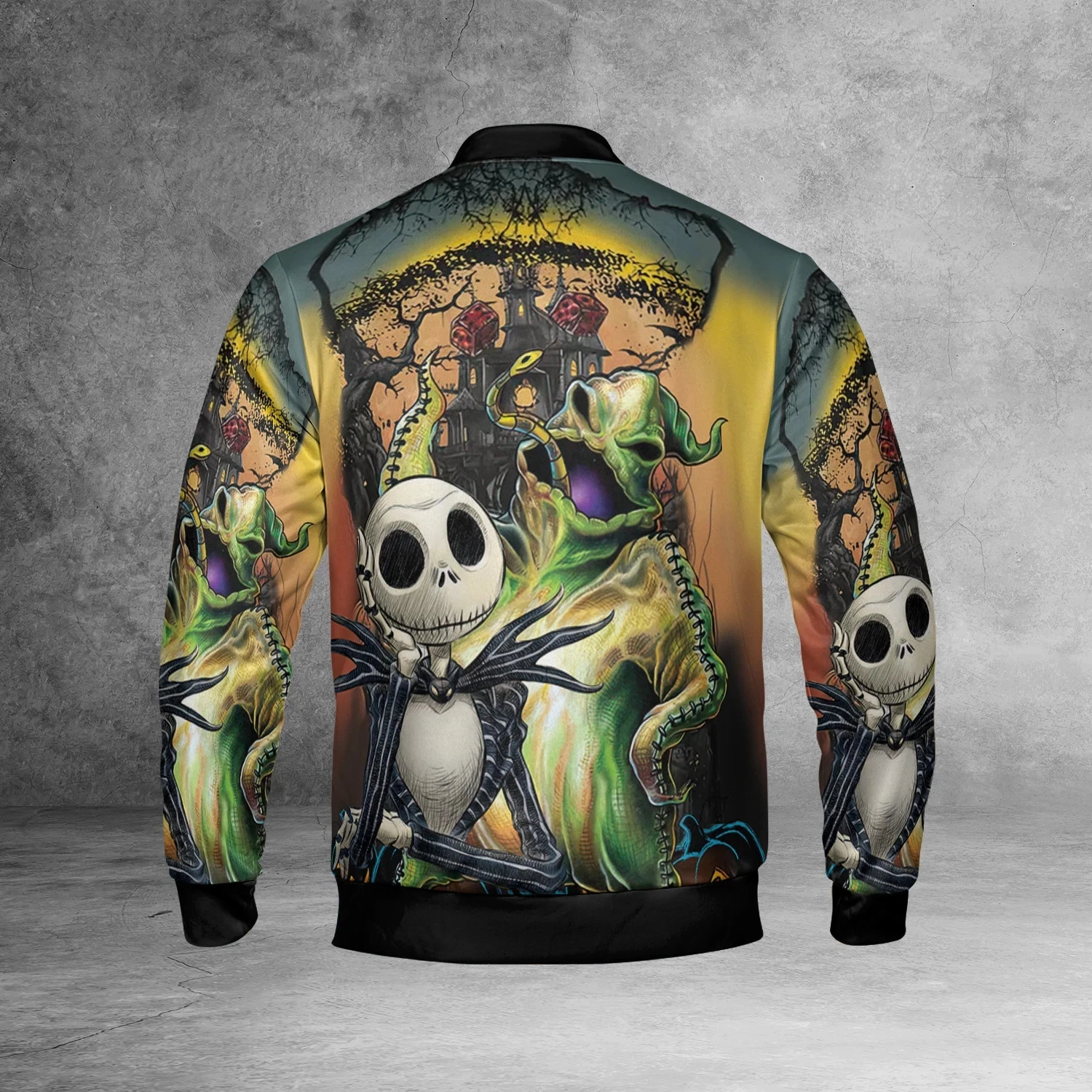 Oogie Boogie Vs Jack Skellington Nightmare Before Christmas Character Jacket