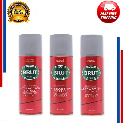 Brut Deodorant Body Spray Attraction Totale 200ml UK