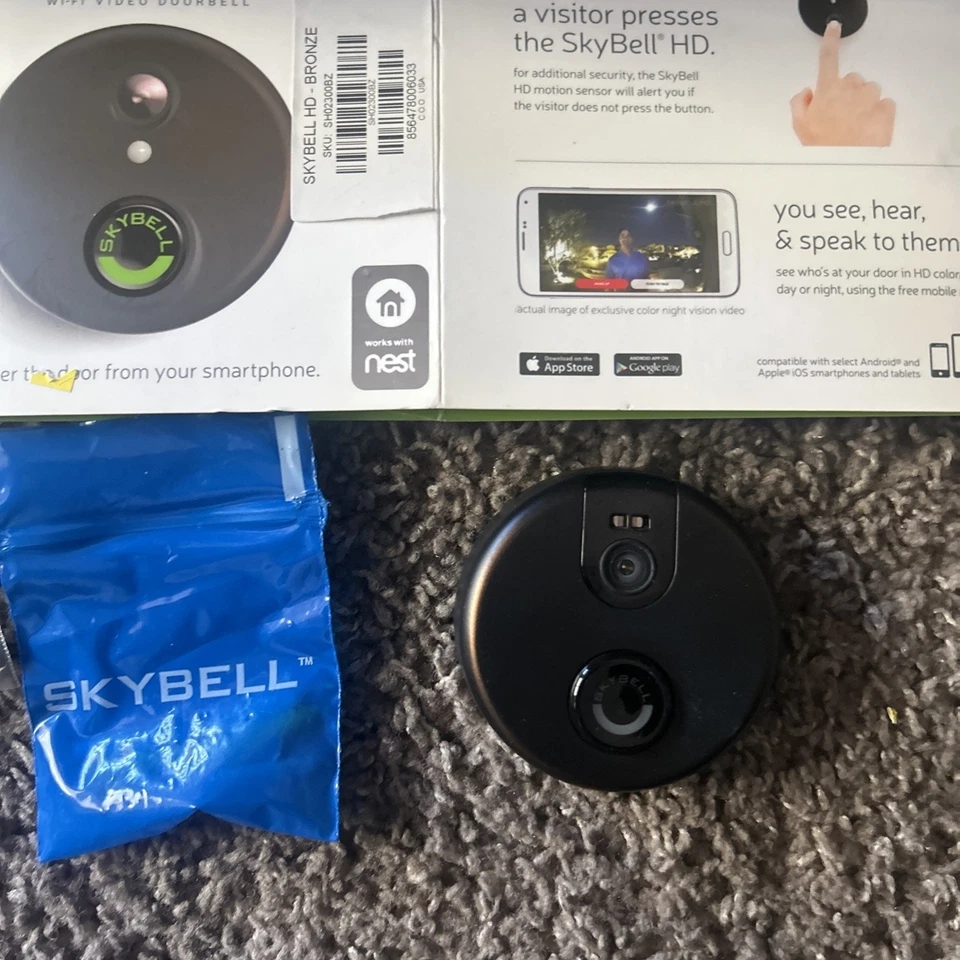 Cámara Timbre Skybell HD WiFi 1080p Color Visión Nocturna Bronce Foto 2 de 4