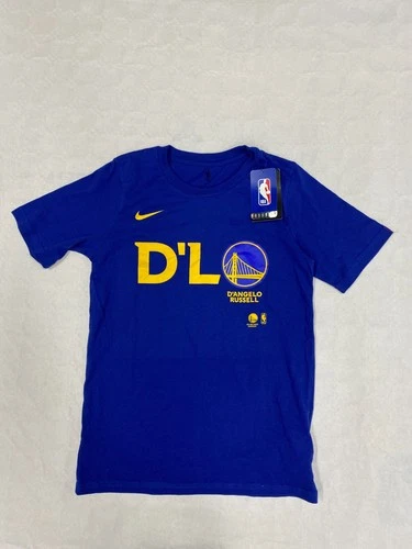 T-Shirt Nike NBA Golden State Warriors D'Angelo Russell Dri-FIT Enfant M Bleu