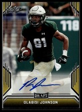 Olabisi Johnson 2019 Leaf Draft Autographs Gold #BA-OJ1 AU Colorado State Rams