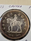 1973 CANADA SILVER DOLLAR TONED  PROOF LIKE