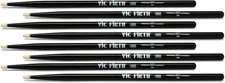 Vic Firth American Classic Drumsticks - 5A, Black, 4 pairs