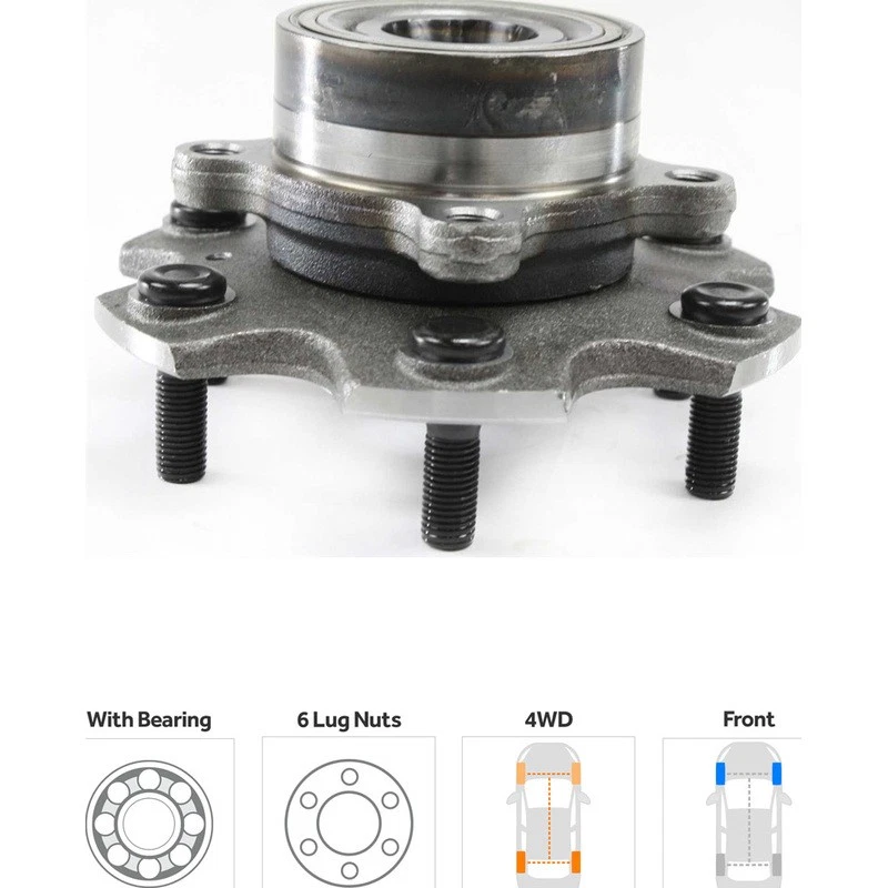 TrueDrive Wheel Hub For 2001-2006 Mitsubishi Montero Limited XLS Foto 2 de 4