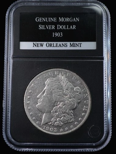 1903 O Morgan Silver Dollar $1 - VF -Harder Date New Orleans Mint 90%