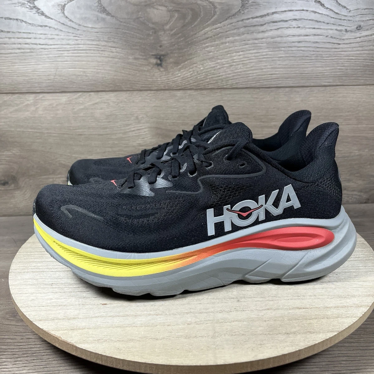 Hoka One One HOKA Clifton 10 Black Galactic Grey for sale | eBay