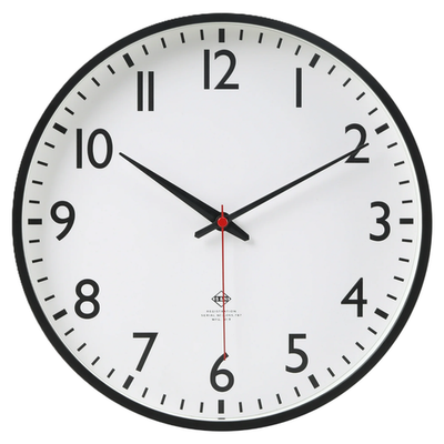 #ad Mainstays 11.5” Quartz Black amp; White Schoolhouse Wall Clock $9.95