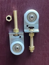 2 LUSTRON HOME Pocket Door Roller Wheels -  Replacement Hardware PAIR