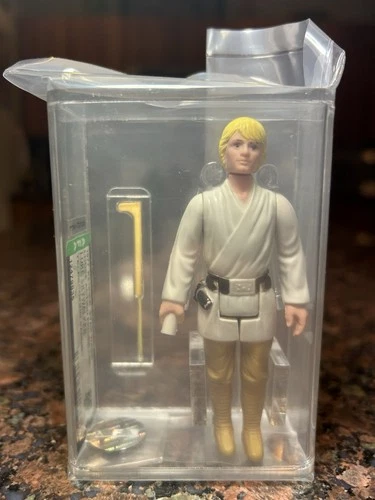 Star Wars 1977 Luke Skywalker Double Telescoping Saber Graded AFA 80