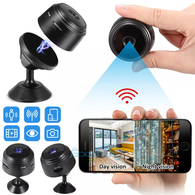 Camara Espia WiFi Inalambrica Para Casa o Baño 1080P Con Audio y Microfono