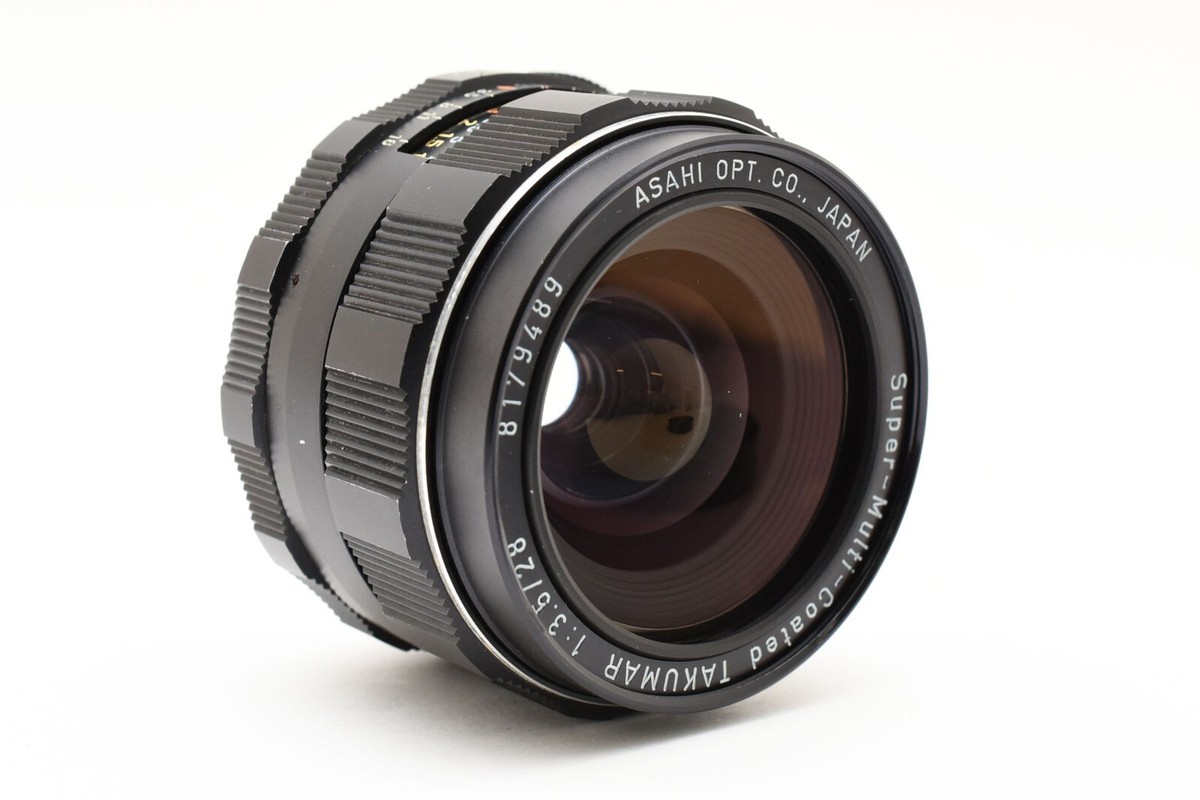 N.MINT] PENTAX SMC Super Multi Coated TAKUMAR 28mm f/3.5 MF Lens
