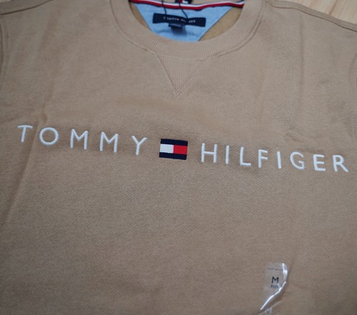 NUEVO CON ETIQUETAS Para hombres Tommy Hilfiger Cuello Redondo Logotipo Esencial Pullover Suéter Sudadera - Imagen 41 de 43