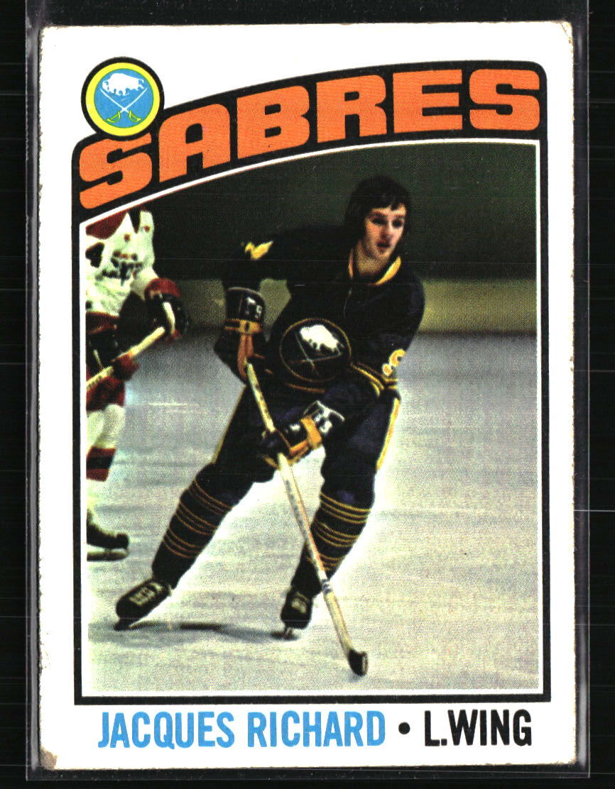 Jacques Richard 1976 Topps #8  Hockey Card