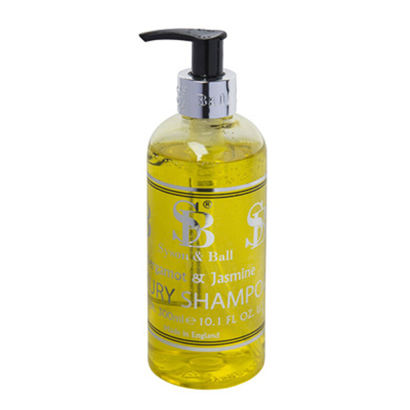 Bergamot & Jasmine Luxury Shampoo 300ml Pump Dispenser Bottle – Hotel & Home Use