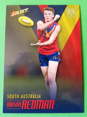 2015 Select ''Future Force'' AFL Card:  MASON REDMAN (Essendon) - ROOKIE CARD !!