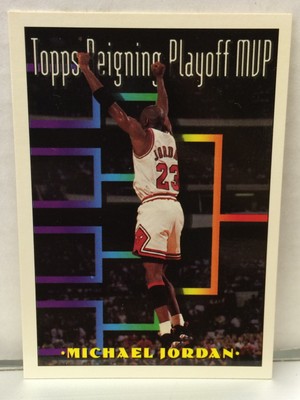 1994 Topps Reigning Playoff MVP Michael 