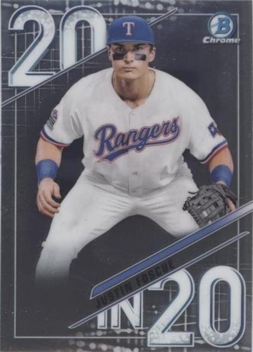 2020 Bowman Draft - Justin Foscue #20IN20-JF - 1 of 1