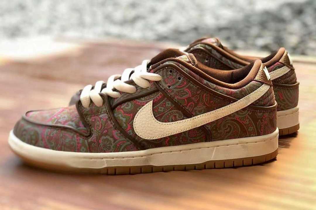 Nike SB Dunk Low PRM Brown Paisley DH7534-200 US 6 - 11 Men