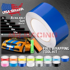Gloss Color Racing Stripes Vinyl Wrap For Infiniti G35 Stripe Sticker 25FT /50FT