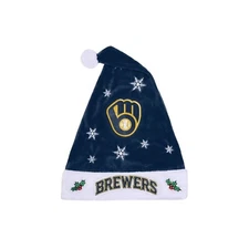 Milwaukee Brewers MLB Holiday Basic Santa Hat
