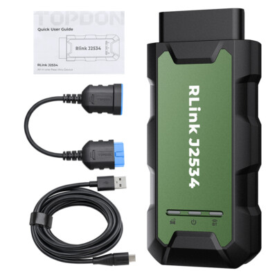 Topdon Rlink J2534 Programming OBD2 Scanner Auto Diagnostic ECU Coding Tool