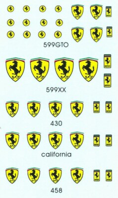 Hobby Design 1/18 Ferrari Emblem Decal HD04-0056 aus Japan 10511