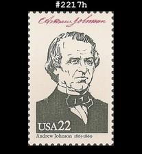 USA5 #2217h MNH 17th Andrew Johnson