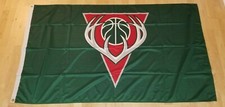 Milwaukee Bucks 3' x 5' Flag NBA Basketball Red Green Alternate Logo