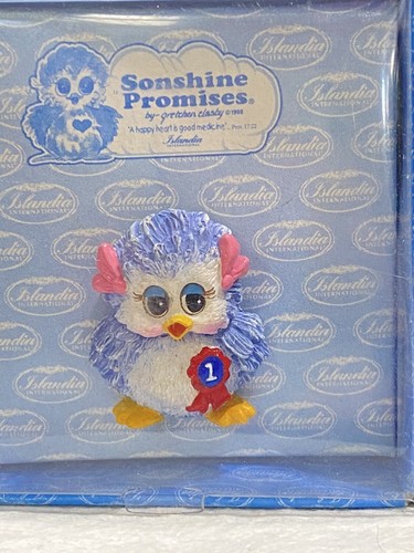 2 Sonshine Promises Blue Bird Owl Big Eyes Pins Joy Million Special Friends Love - Picture 2 of 6