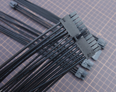 Custom Unsleeved Cable Kit for SSUPD Meshlicious SFX EVGA GM Corsair SF750 SF650