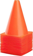 CARTMAN Plastic Training Cones 7 Inch 24 Pack